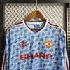 1990/1992 Retro Long Sleeve Manchester United Away Football Shirt 1:1 Thai Quality - Detail 2