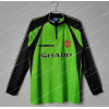 1998-1999 Retro Long Sleeve Manchester United Goalkeeper Football Shirt 1:1 Thai Quality