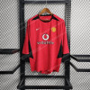 2002/2004 Retro Long Sleeve Manchester United Home Football Shirt 1:1 Thai Quality