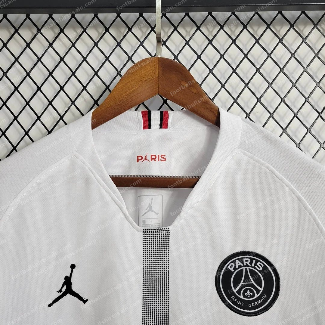 2018/2019 Retro Long Sleeve PSG Paris Saint-Germain Away Football Shirt 1:1 Thai Quality - Detail 2