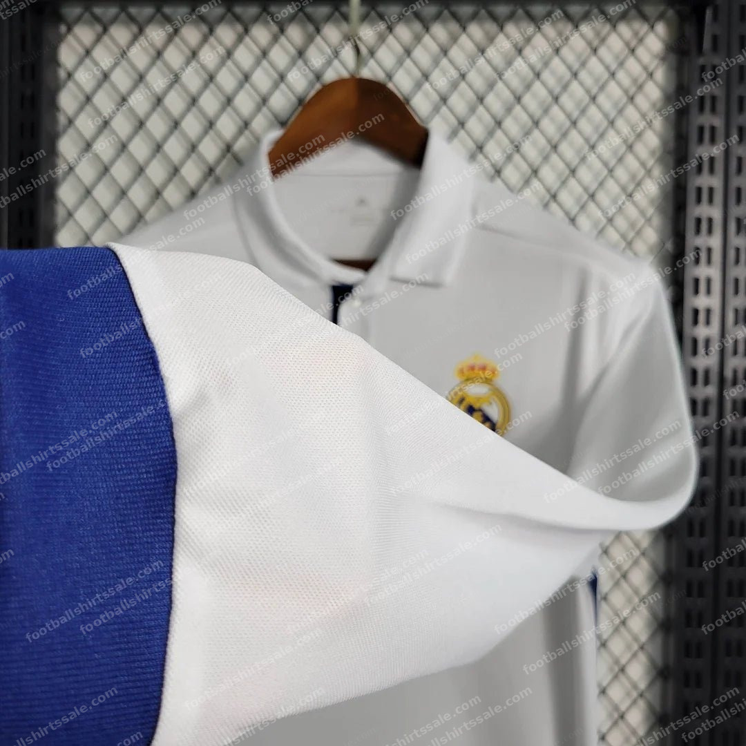 2016/2017 Retro Long Sleeve Real Madrid Home Football Shirt 1:1 Thai Quality - Detail 7