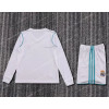 2017/2018 Retro Long Sleeve Real Madrid Home Football Shirt Kids Size - Detail 1