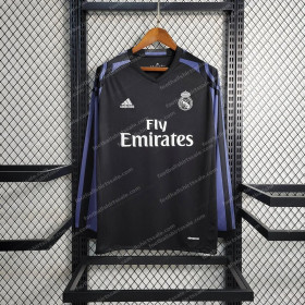 2016/2017 Retro Long Sleeve Real Madrid Third Away Football Shirt