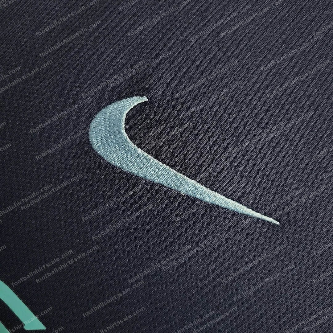 2015/2016 Retro Manchester City Away Football Shirt - Detail 4