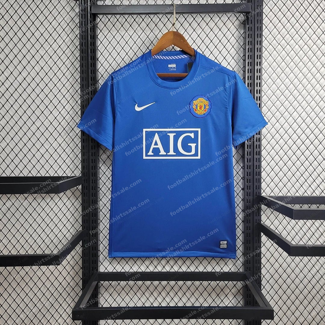 2007/2008 Retro Manchester United Away Football Shirt 1:1 Thai Quality