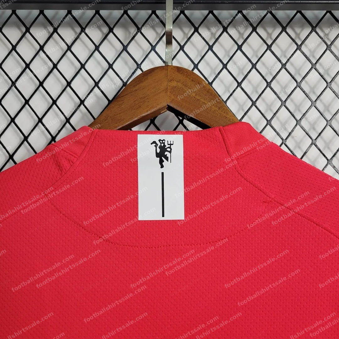 2007/2008 Retro Manchester United Home Champions League Edition Football Shirt - Detail 12
