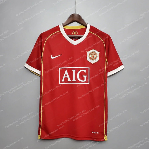 2006/2007 Retro Manchester United Home Football Shirt