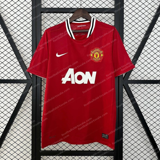 2011/2012 Retro Manchester United Home Football Shirt
