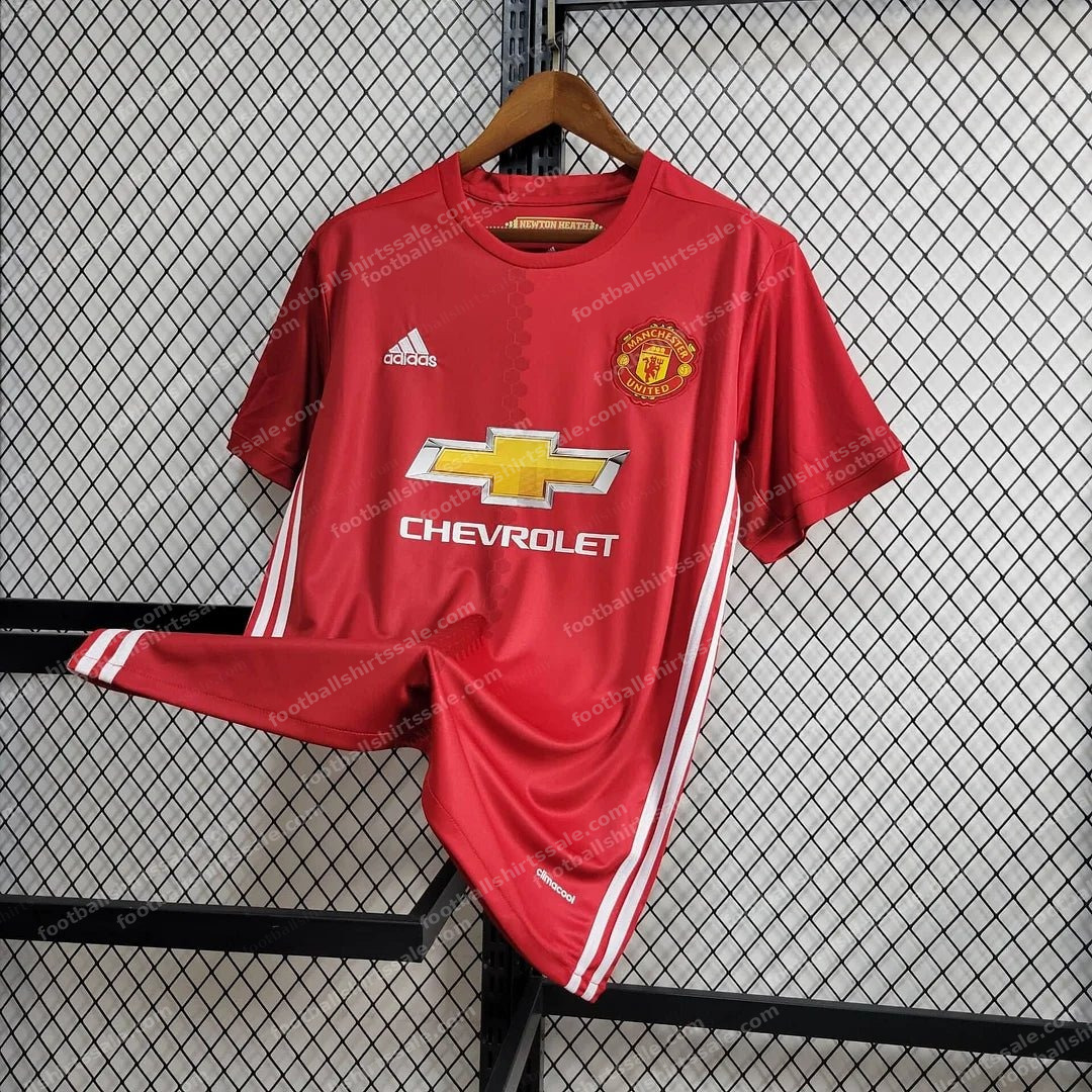 2017/2018 Retro Manchester United Home Football Shirt 1:1 Thai Quality - Detail 2