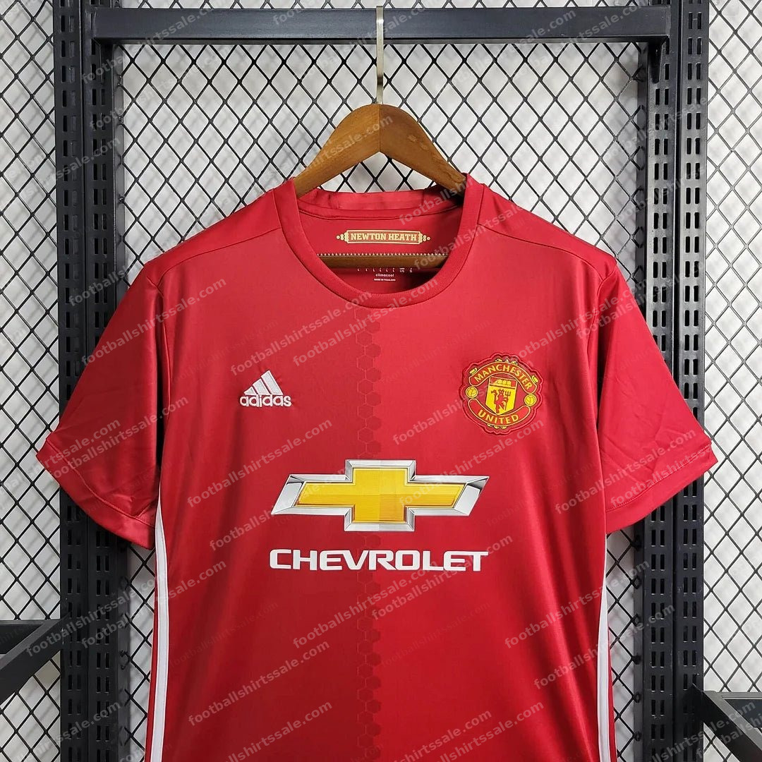 2017/2018 Retro Manchester United Home Football Shirt 1:1 Thai Quality - Detail 3
