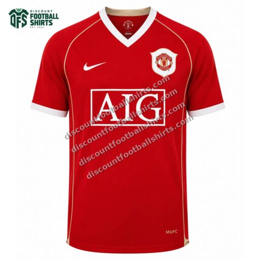 Retro Manchester United Home Shirt 06/07