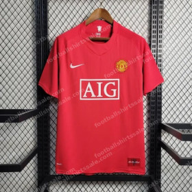 Retro Manchester United Home Shirt 07/08