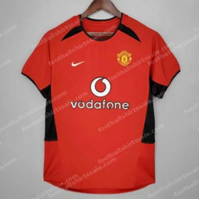 Retro Manchester United Home Kids Kit 02/04