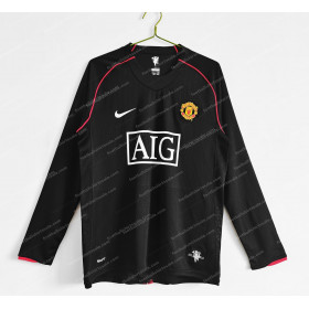 2007/2008 Retro Manchester United long Sleeve Soccer Jersey Third Away
