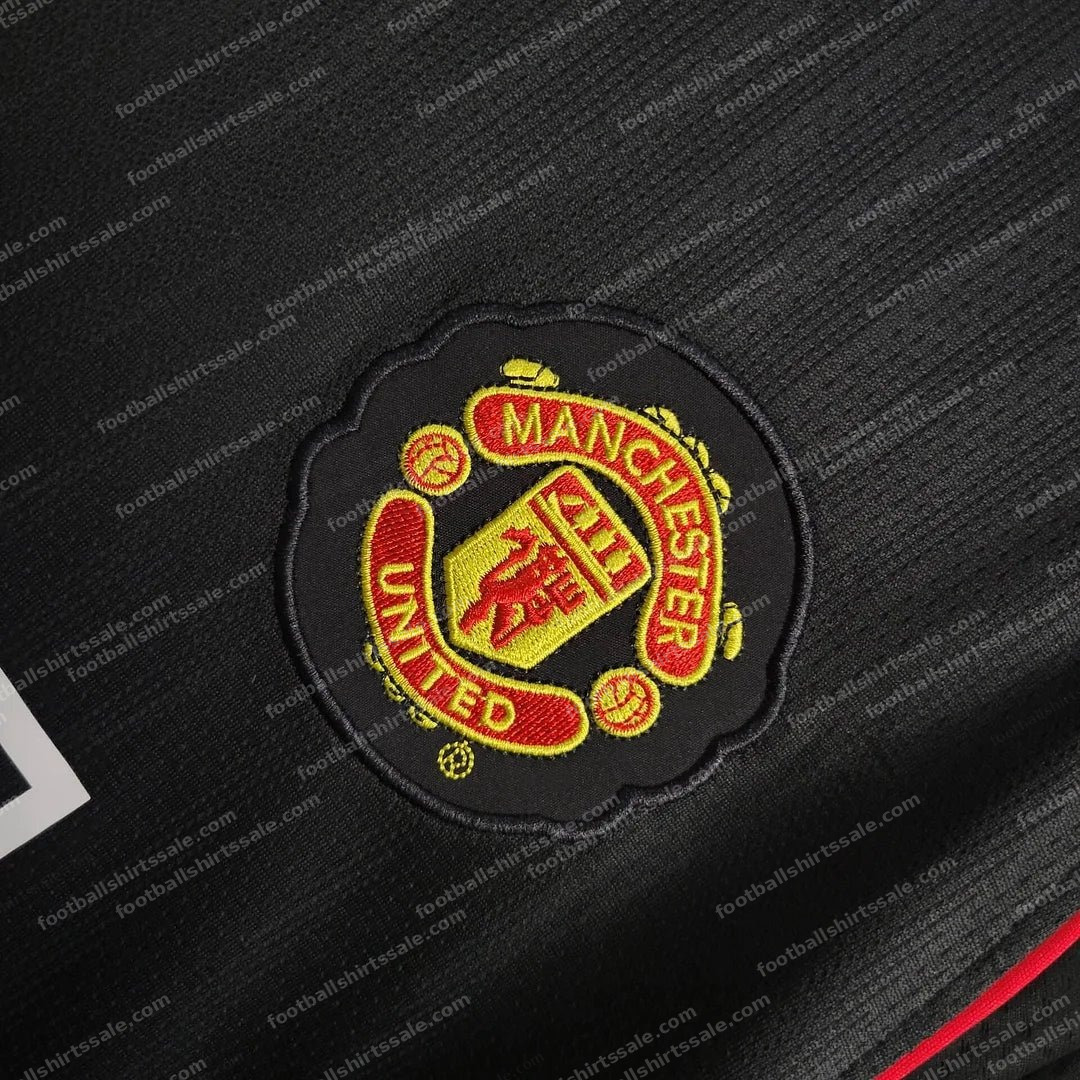 2007/2008 Retro Manchester United long Sleeve Soccer Jersey Third Away 1:1 Thai Quality - Detail 3