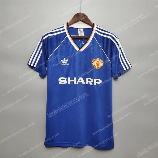 1988/1990 Retro Manchester United Third Away Football Shirt