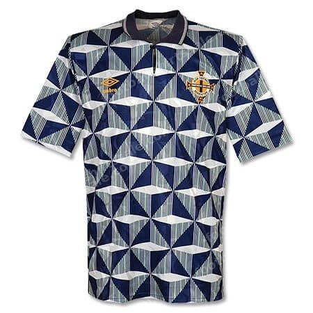 Retro Northern Ireland Away Shirt 1990