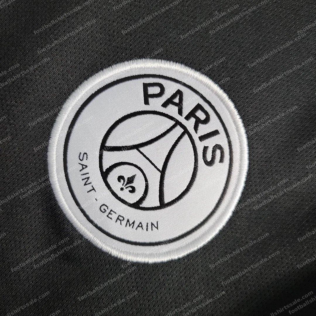 2018/2019 Retro Psg Paris Saint-Germain Black Soccer Jersey - Detail 5