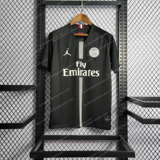 2018/2019 Retro Psg Paris Saint-Germain Black Soccer Jersey