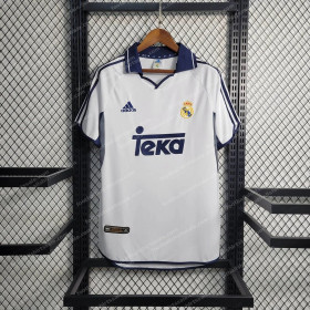 2000/2001 Retro Real Madrid Home Football Shirt