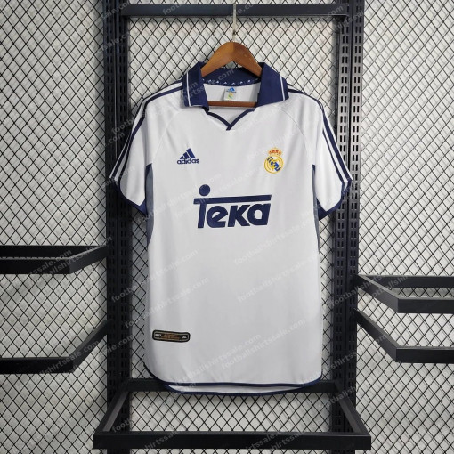 2000/2001 Retro Real Madrid Home Football Shirt