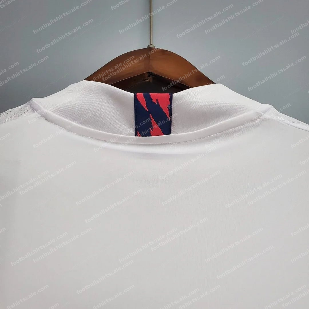 2020/2021 Retro Real Madrid Home Football Shirt - Detail 3