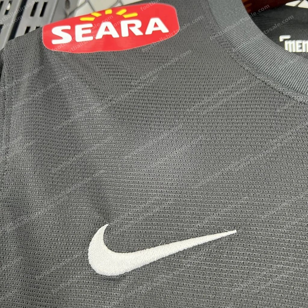 2011/2012 Retro Santos Away Black Football Shirt - Detail 2