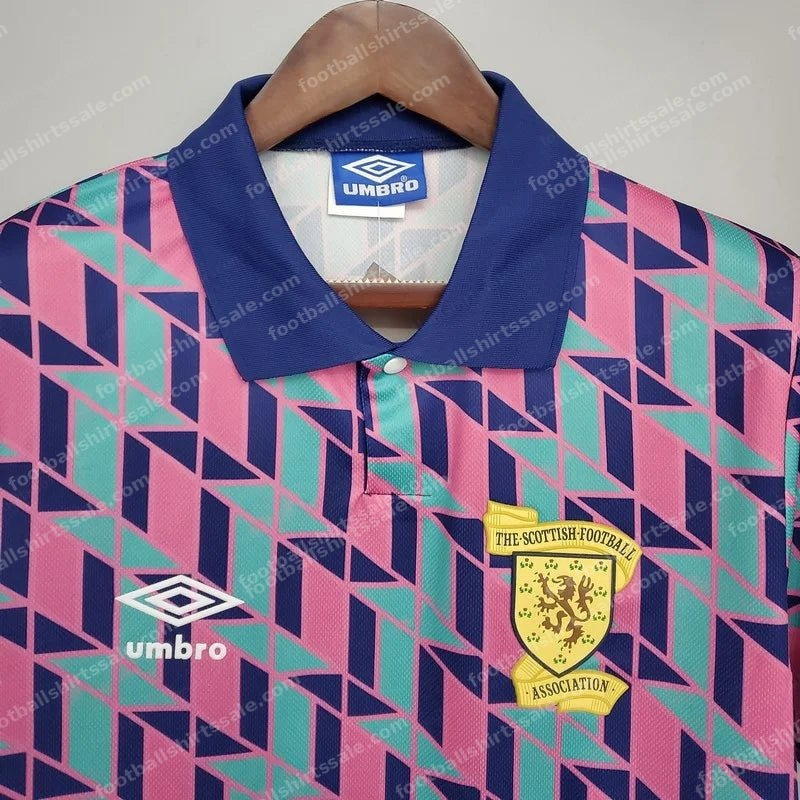 1998 Retro Scotland Away Football Shirt - Detail 2