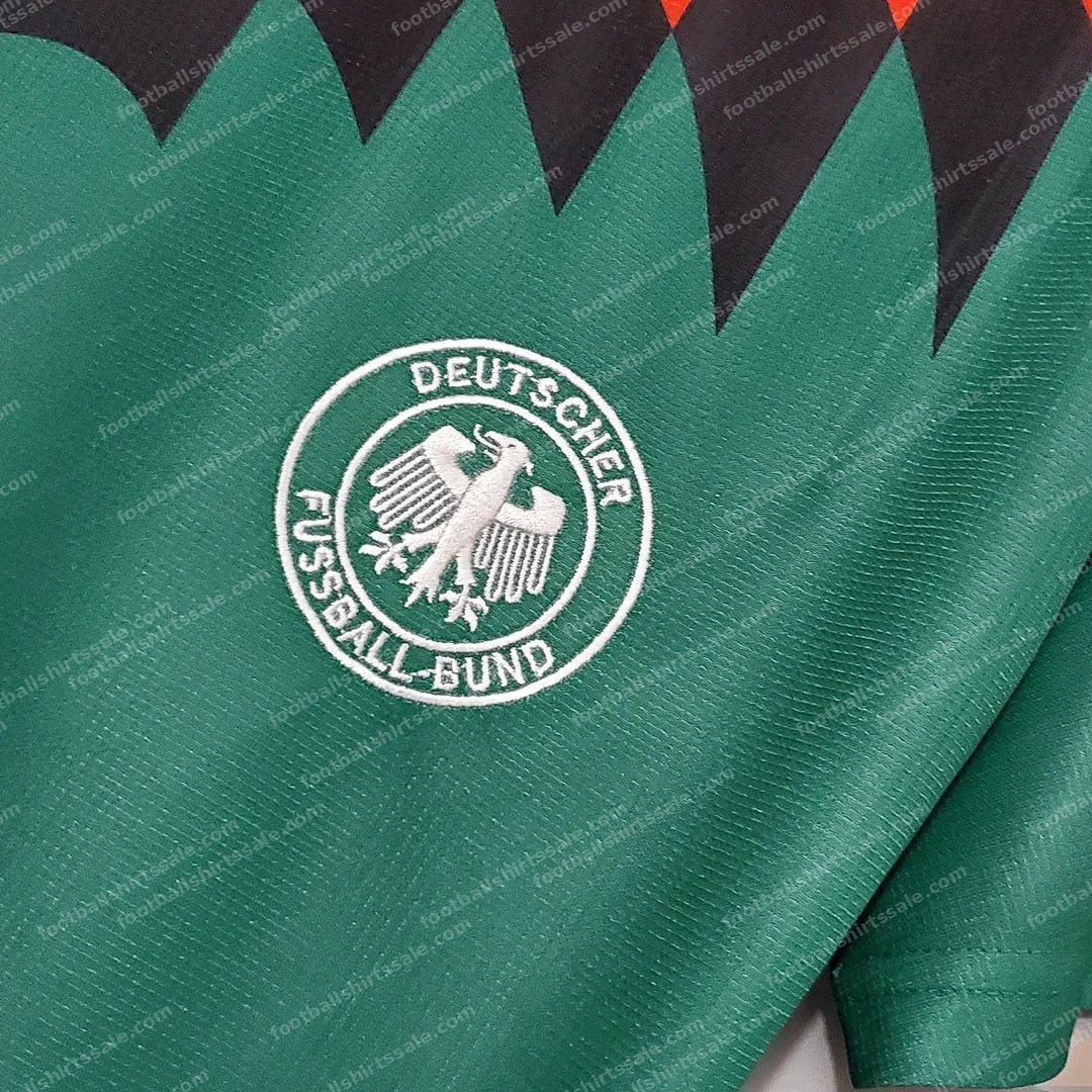 1994 Retro Soccer Jersey Germany Away - Detail 7