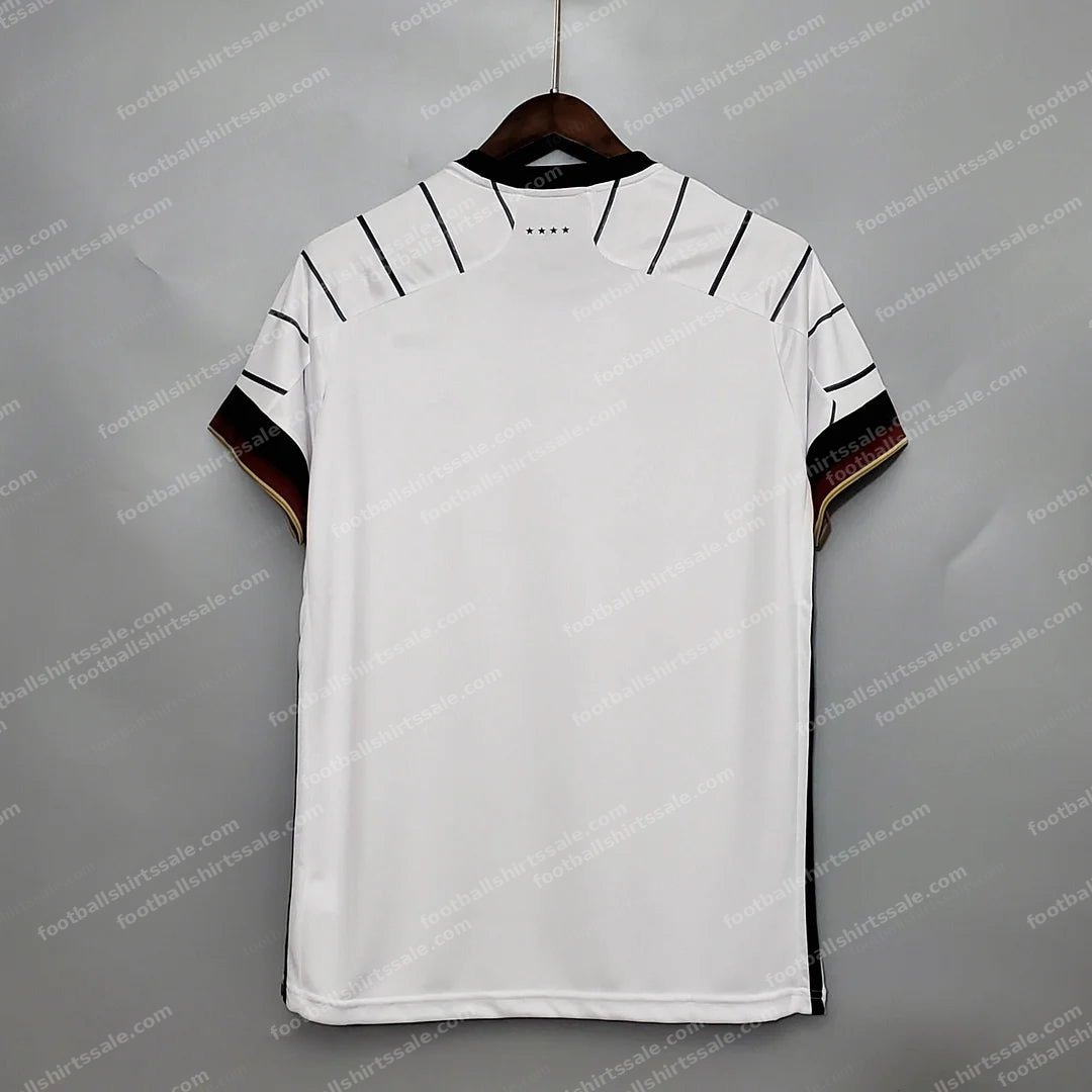 2020 Retro Soccer Jersey Germany Shirt Home - Detail 1