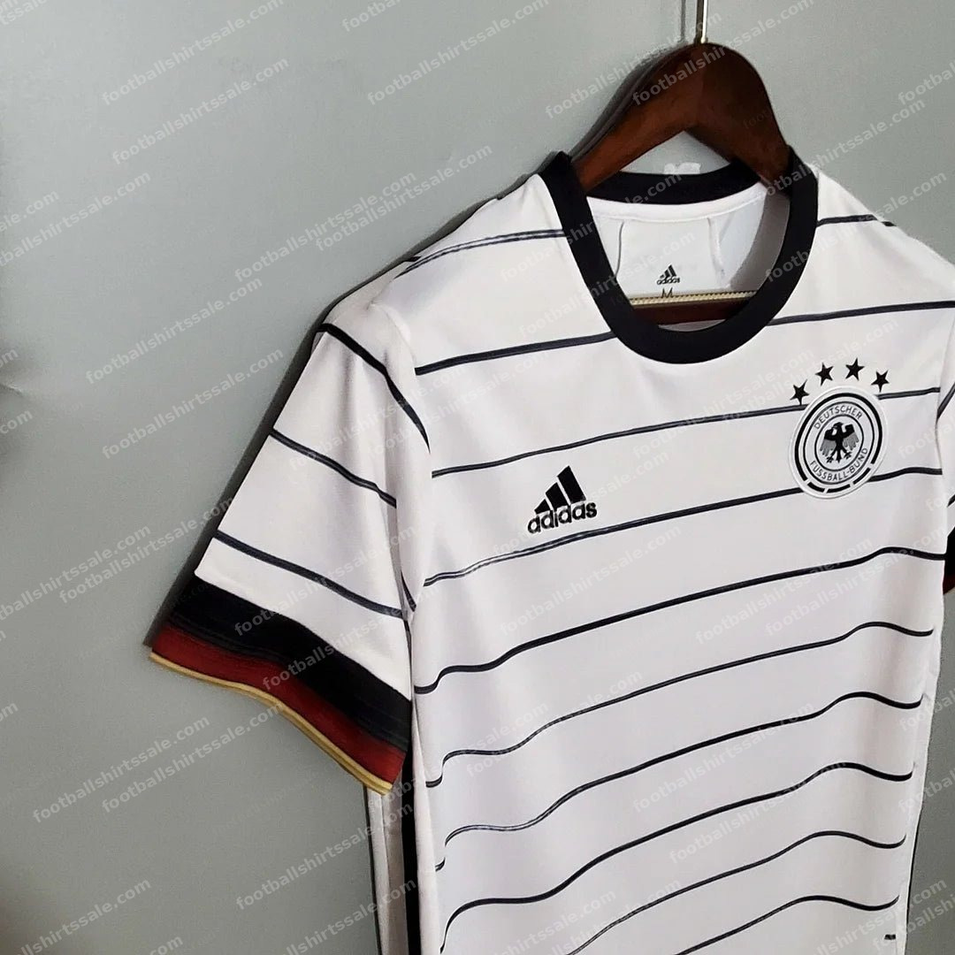 2020 Retro Soccer Jersey Germany Shirt Home - Detail 3