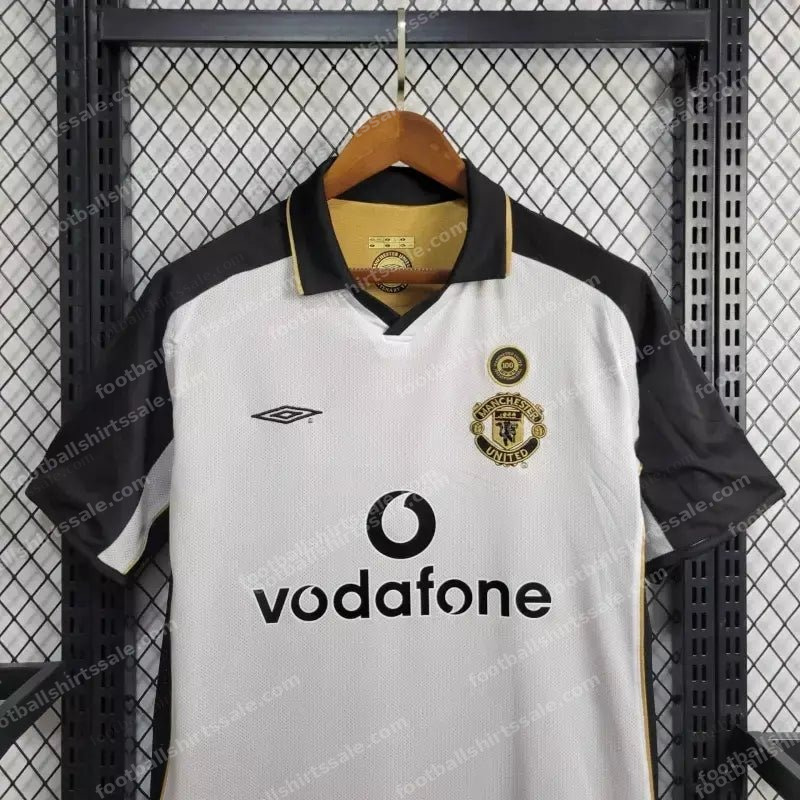 Retro2001/2002 Manchester United Third Centenary Reversible Jersey - Detail 4