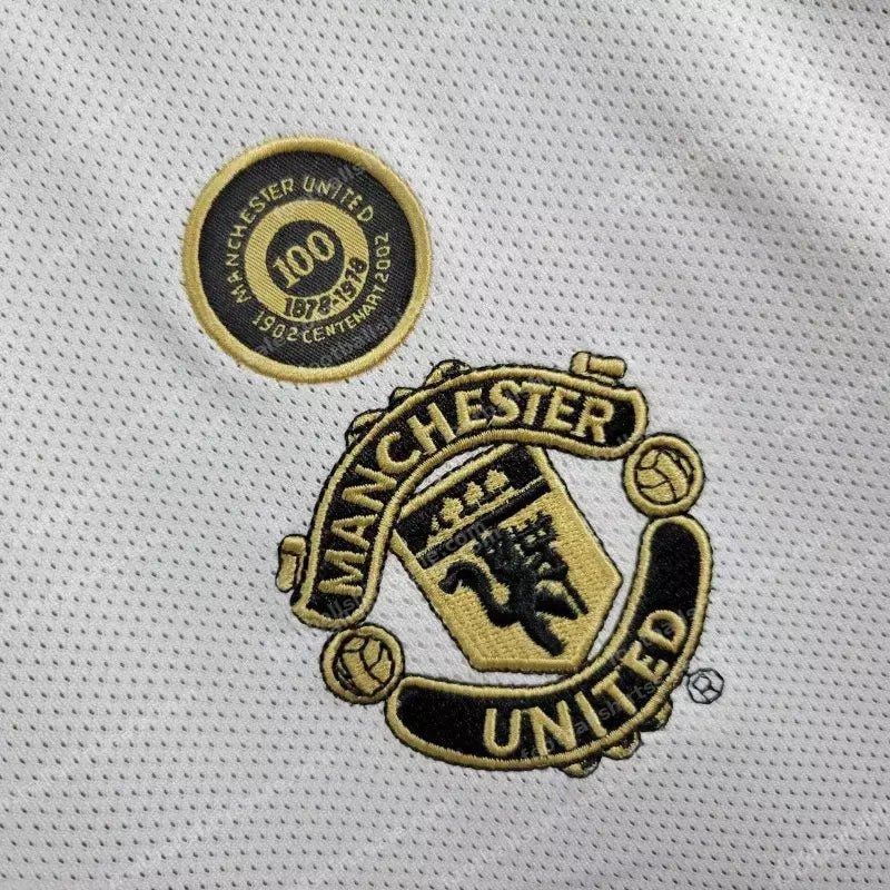 Retro2001/2002 Manchester United Third Centenary Reversible Jersey - Detail 6