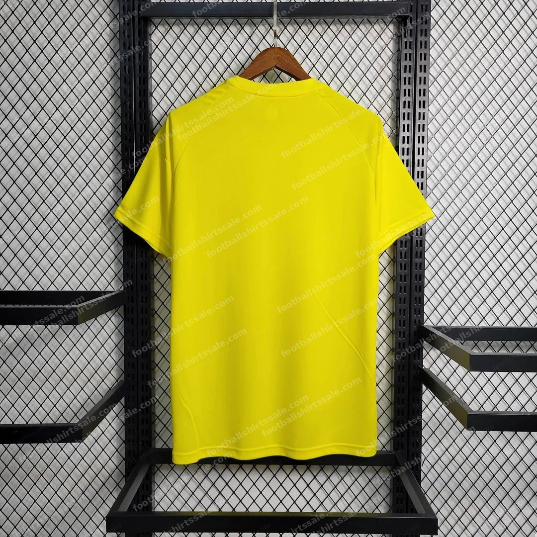 2023 Scotland Goalkeeper Yellow Football Shirt - Detail 1