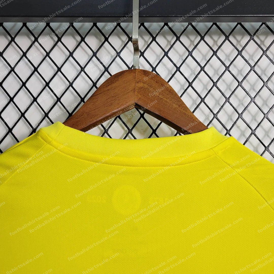 2023 Scotland Goalkeeper Yellow Football Shirt - Detail 4