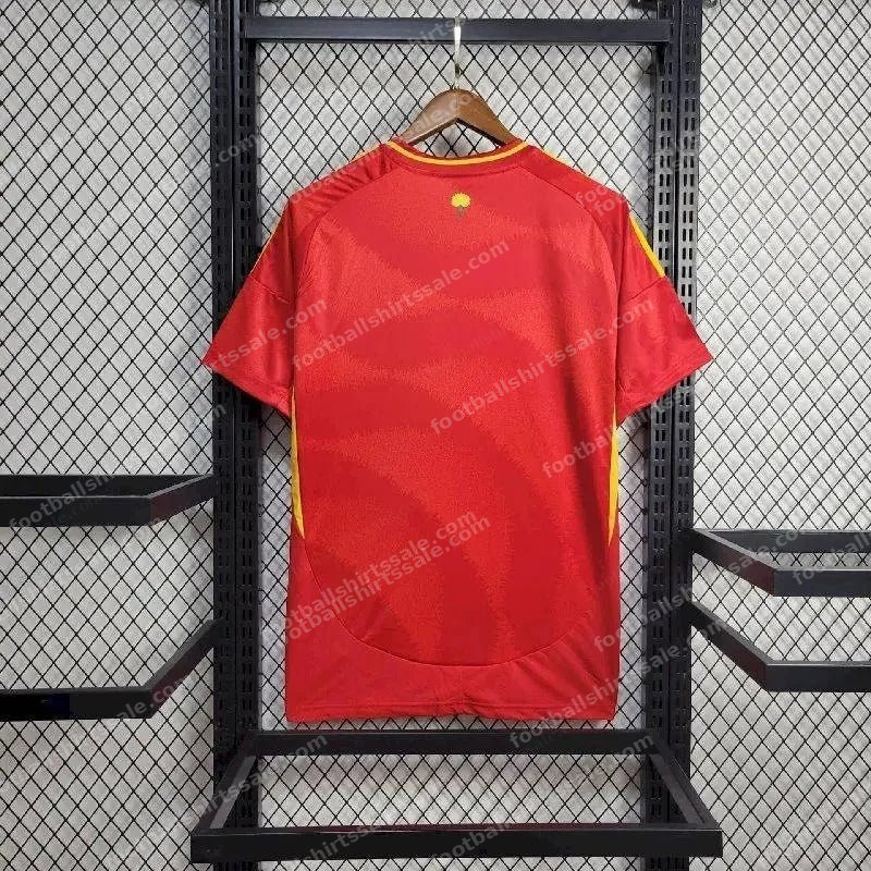 2024 Spain Home Football Shirt - Detail 1