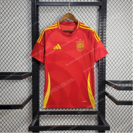 2024 Spain Home Football Shirt