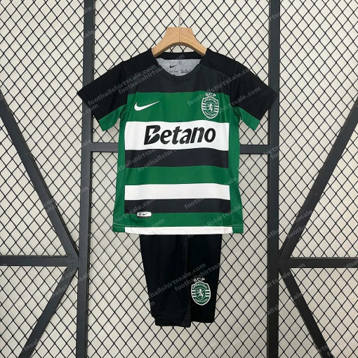 2024/2025 Sporting Lisbon Home Football Shirt Kids Size