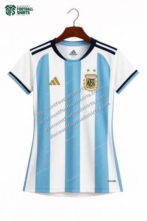 Womens 2026 Argentina Home World Cup Football Shirt