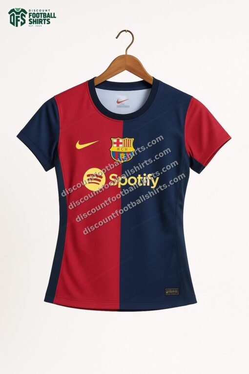 Womens 2024/2025 Barcelona Home Football Shirt