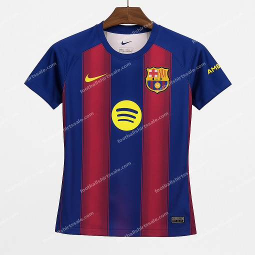 Womens 2025/2026 Barcelona Home Football Shirt