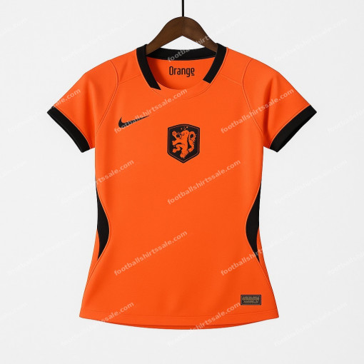 Womens 2026 Netherlands Home World Cup Football Shirt