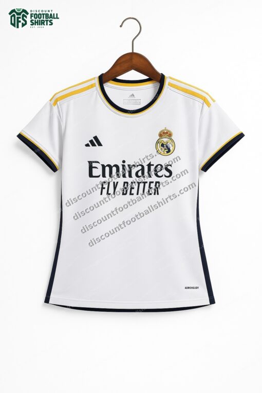 Womens 2023/2024 Real Madrid Home Football Shirt