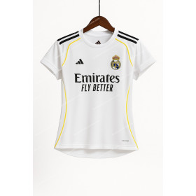 Womens 2025/2026 Real Madrid Home Football Shirt