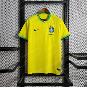 2022 World Cup Brazil Home Soccer Jersey