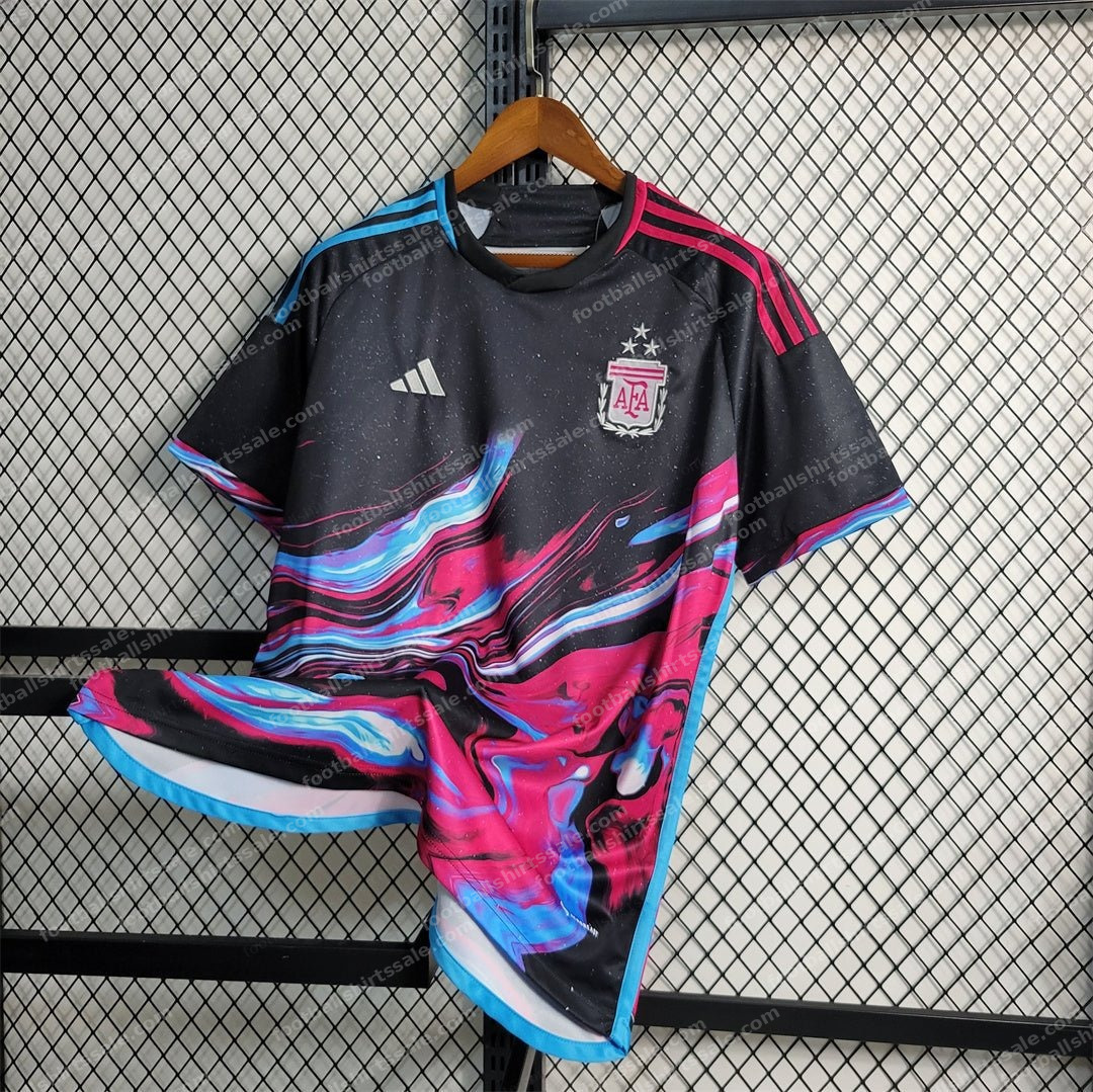 2026 Argentina Neon Lights Special Edition Football Jersey - Detail 2