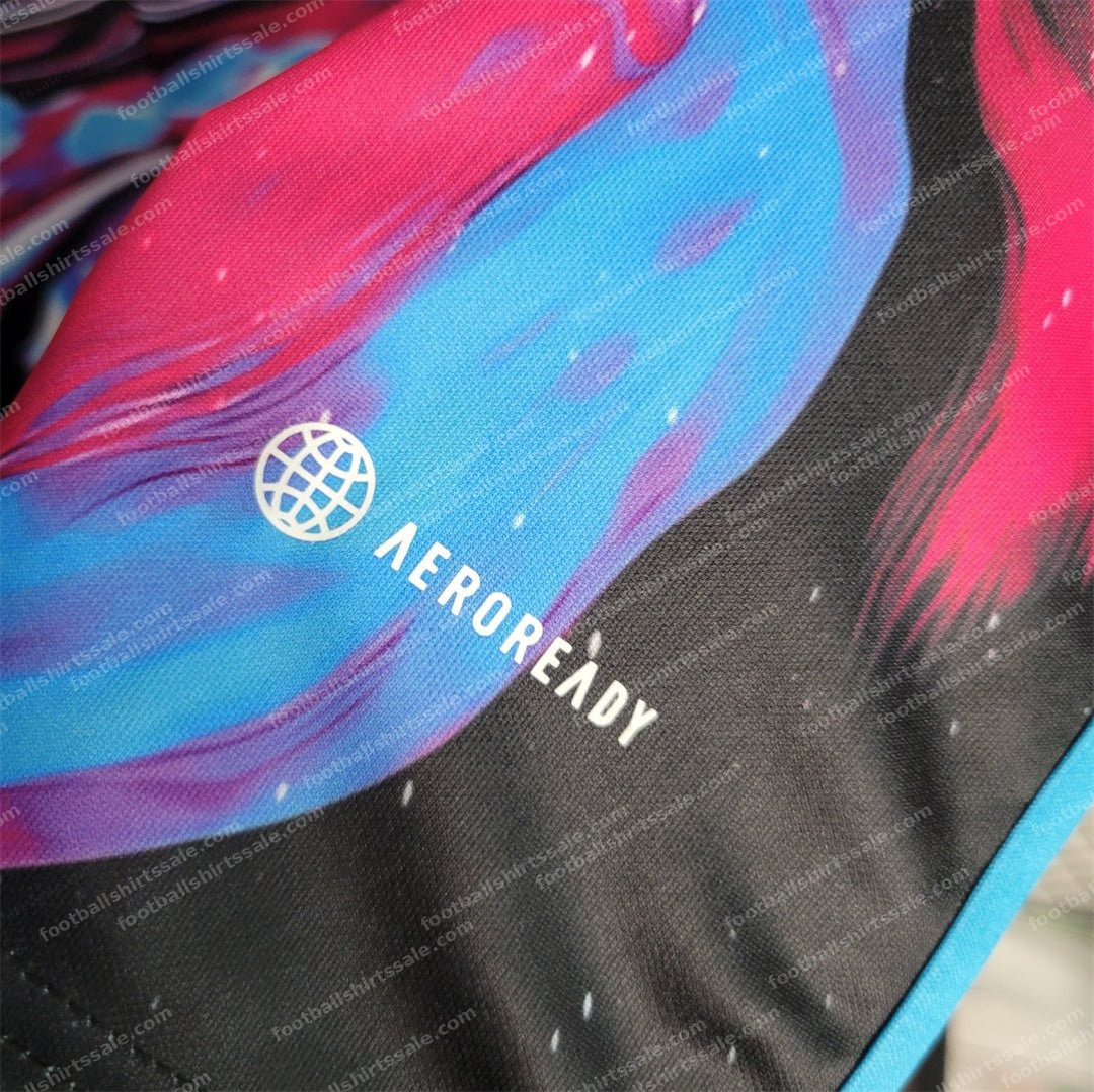 2026 Argentina Neon Lights Special Edition Football Jersey - Detail 4