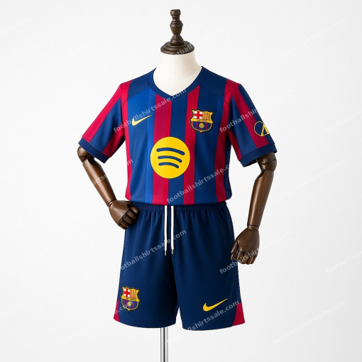 2026/2027 Barcelona Home Football Shirt Kids Size
