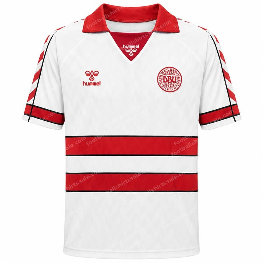 Denmark Away Football Shirt 1988