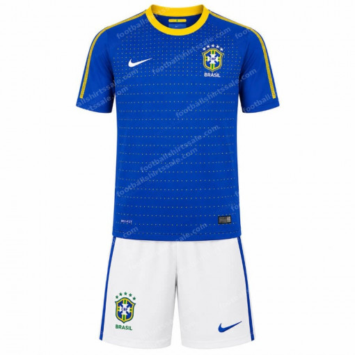 Retro Brazil Away Kids Kit 2010